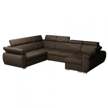 Sofá rinconero Columbus 134 , Muebles ES, Caja de ropa de cama, Función de descanso, 325 x 85 x 260cm
