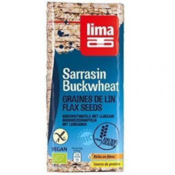 Tortas de sarraceno y linaza Lima 130 g