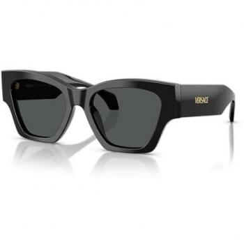Versace Ve4492U Stylish Black/Dark Grey Sunglasses – 53mm One Size