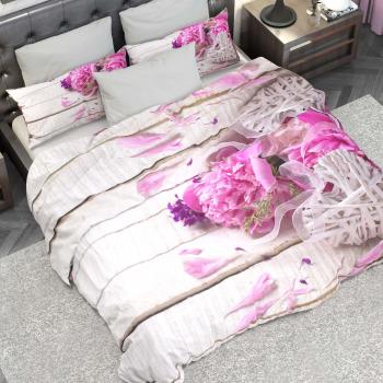 Housse de Couette 100% Satin PETTI Artigiani Italiani, Lit 180x200