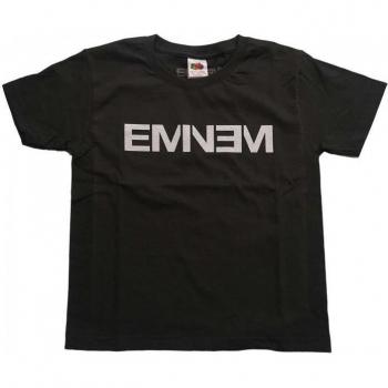 T-shirt gris charbon pour enfants avec logo Eminem