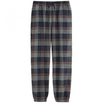 Men's 100% Cotton Plaid Pajama Bottoms M-XL