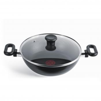 Black Aluminium Tefal Curry Pan (Madras) 26 cm