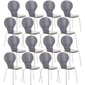 Pack de 16 chaises DIEGO en bois, entretien facile