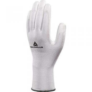Gants Delta Plus en polyuréthane Venicut32, taille 8, couleur blanc, 1 paire