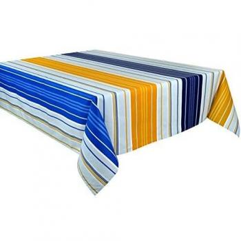 Coton Nappe Enduite Capbreton Soleil – Vent du Sud – 160 × 250 cm – Jaune