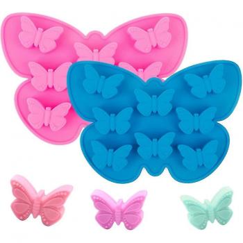 Set moules à bonbons papillon silicone