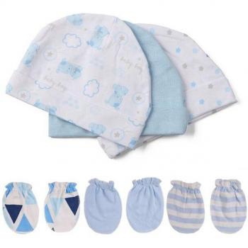 Casquette Douce en Coton pour Bébés 3-6 Mois