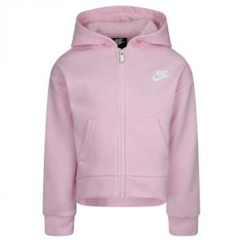 Felpa con Zip per Bambini Nike Club Fleece High Low