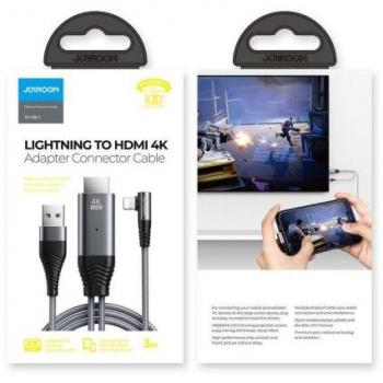 Kit Conector Lightning → HDMI + USB 4K 60 Hz 3 m Grises