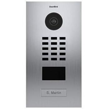 Station vidéo IP DoorBird D2101V encastrable en Acier Inoxydable