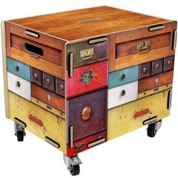 Werkhaus Rollbox Tischschublade