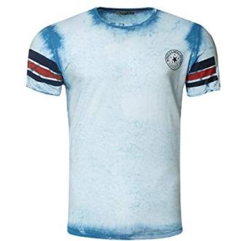 RUSTY NEAL Ladies’ Short Sleeve T-Shirt L – Blau, Baumwolle