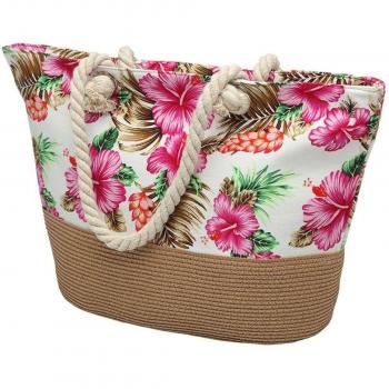 Zaino Fiori Rosa Trasparente