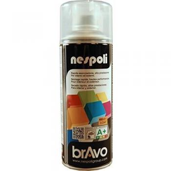 Bombe de peinture professionnelle Nespoli effet satiné vernis transparent