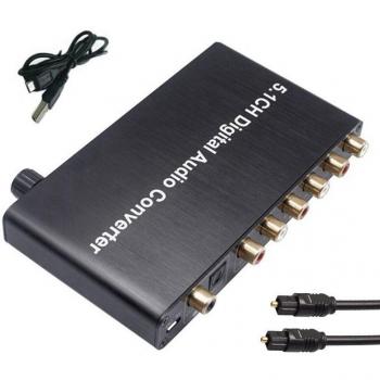 5.1Ch SPDIF to RCA Digital Audio Converter