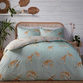 'Milo Giraffe' Easy Care Reversible Duvet Cover Set