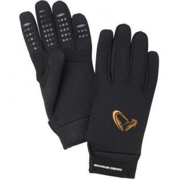 Savage Gear Neopren Stretch-Handschuh XL Schwarz