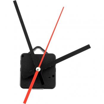 Decoración Retro: Reloj de Cuarzo Negro y Rojo