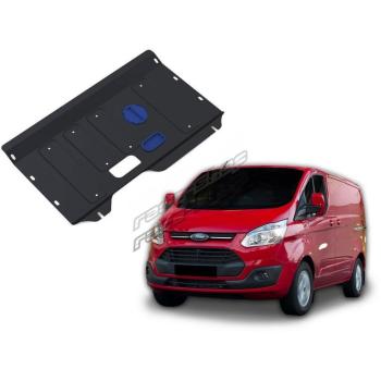 J&J AUTOMOTIVE Protection Acier Sous Moteur Ford Transit Custom 2013-2023