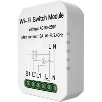 WiFi Smart Light Switch 3-Way Single Pole Module Compatible with Alexa and Google Home