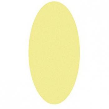 Legamaster 250 Stück Moderationskarten – Ovale Form, 11 × 19 cm, gelb