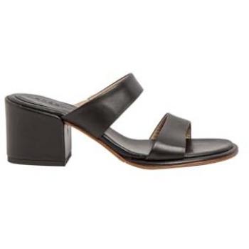 Neosens Sandalias de piel S3174 negras con tacón de 6 cm