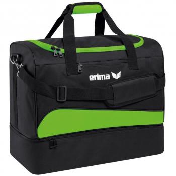 Erima Rucksack „Bodenfach“ – 40 cm – 32 Liter – Grün Geckos/Schwarz