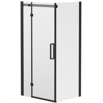 1000mm x 800mm Matt Black Shower Enclosure