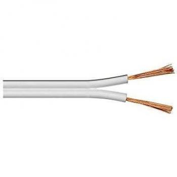 Goobay LSK 2x2.5-50m cable de audio Blanco