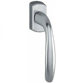 HOPPE DK-Fenstergriff New York 0810/US10 m.ktg.abger.Ros,VK7x32-42 F9016 beschichtet