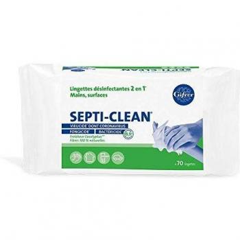 Toallitas desinfectantes Gifrer Septi-Clean Tamaño familiar x70