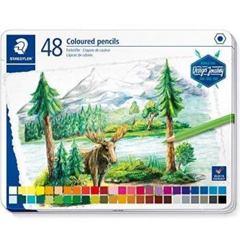 STADTLER 48‑Color Design Journey Tin of Pencils (Oil)