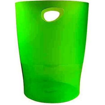 Exacompta Ecobin Apple Green Paper Bin, Single Unit, Large Capacity 15L