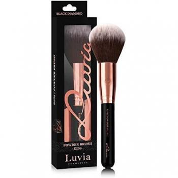 Schwarzer Roségold Puderpinsel Luvia Essentials 208 – Vegan & Kompatibel