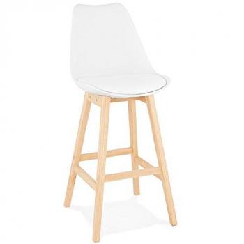 Tabouret de Bar Scandi Camila Blanc