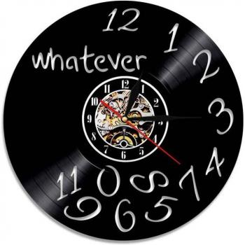 Vintage Classroom Vinyl Record Clock