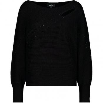 Monari Schwarz Pullover Größe 44 für Damen