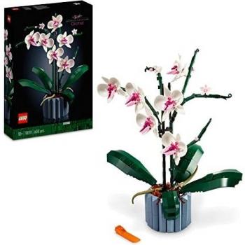 Orchidea da costruire fiori in mattoncini Lego Icons