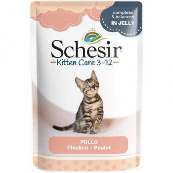 Икономична опаковка Schesir в желе в паучове, за котки 24 x 85 г