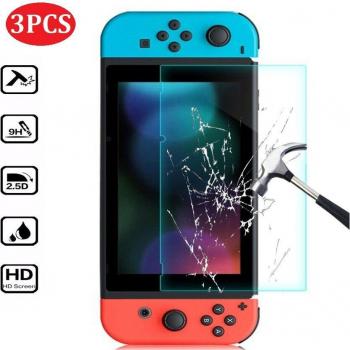Cristales Templados Triple Protector para Switch