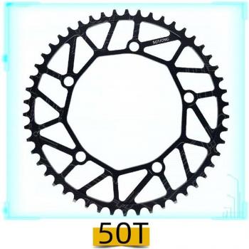 Cadena y plato de bicicleta de aleación de aluminio 50T/52T/54T/56T/58T YA88