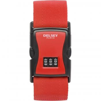 Rotes Delsey Riemen-Set