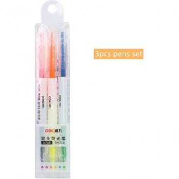 Novelty Dual Tone Highlighter Set