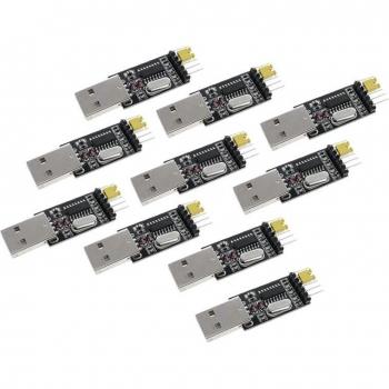 10 Pcs CH340G USB TTL Serial Interface Module
