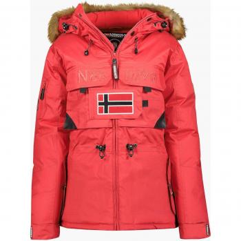 Geographical Norway Giacca Anorak Rosso Ragazzo Taglia 14