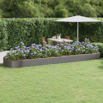 VidaXL Gartenhochbeet 523x140x36 cm Grau