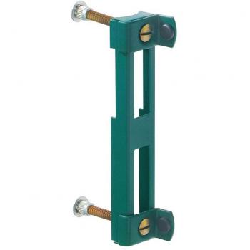 Gah‑Alberts 654009 Gâche portillon avec treillis, serrures à encastrer, couleur vert, galvanisation