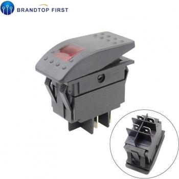 Barco Coche Off‑Road con Luces LED RGB – 12V/220V, 4 Pin, Impermeable, Palanca On/Off