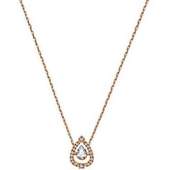 Collier Swarovski Perle Dorée Rose Sparkling Dance